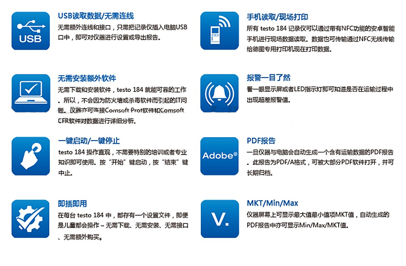德图testo 184 H1 USB型温湿度记录仪