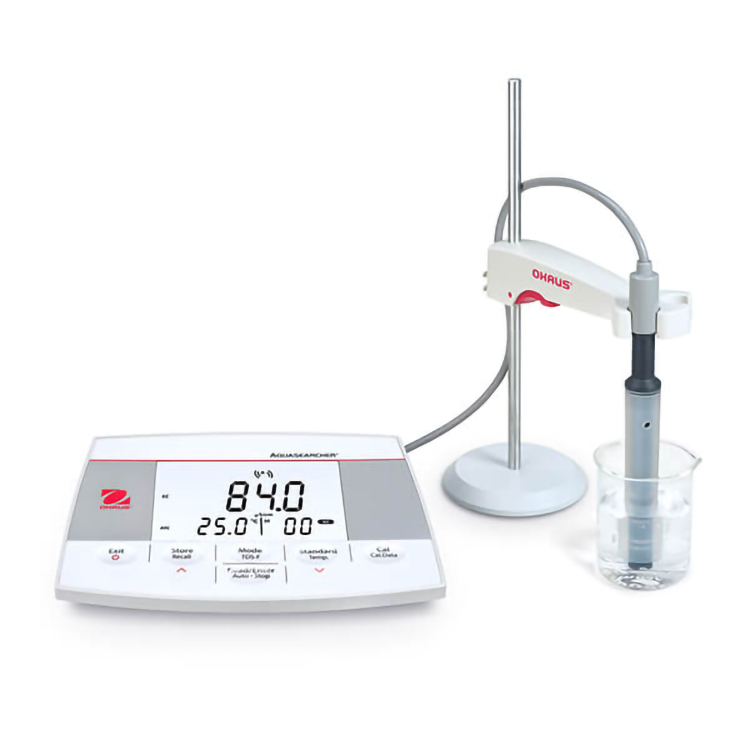 OHAUS AQUASEARCHER™ AB23EC BENCH METER Simple-to-Use Benchtop Meter Designed to Easily Measure Conductivity, TDS and Salinity